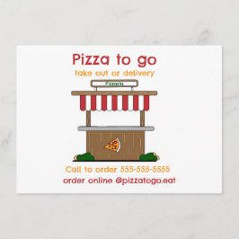 Menu Cardápio Plano de Pizza para Retirada, Entrega ou 