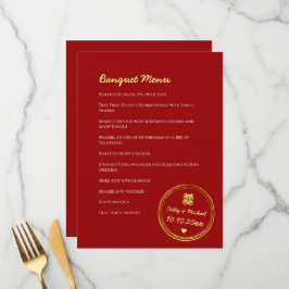 Menu Cartaz de felicidade dupla do casamento chinês ver