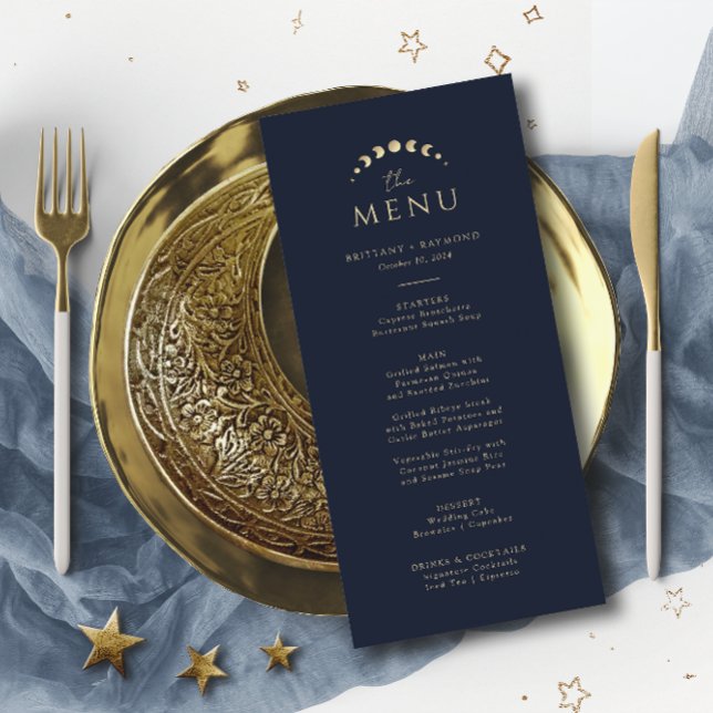 Menu Casamento Azul Celestial (Criador carregado)