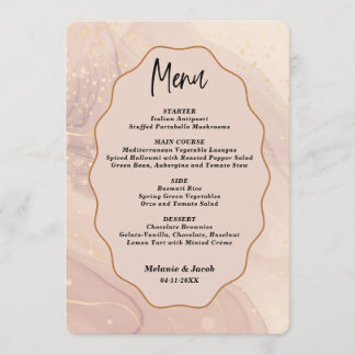 Menu Casamento Bege