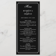 Casamento Clássico Art Déco Preto e Branco