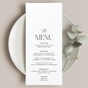 Menu Casamento Clássico da Velha Fortuna