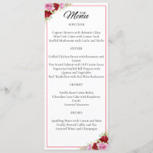 Casamento com Rosa de Aquarela Floral