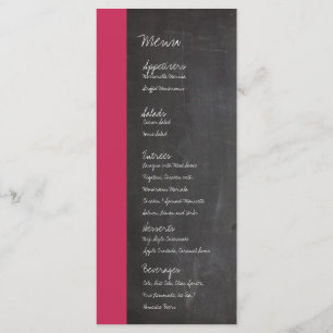 Menu Casamento Cor-de-Rosa