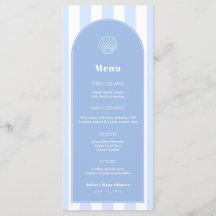 Casamento Costeiro Simples Azul e Branco Concha