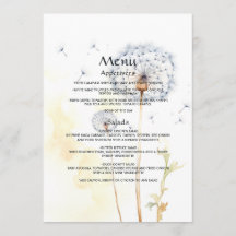 Casamento de Aquarela Dandelion