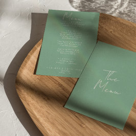 Menu Casamento de Boho Bravo Colorido e Colorido Modern