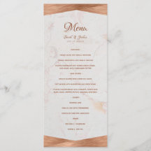 Casamento de Caligrafia Geométrica de Cobre Modern