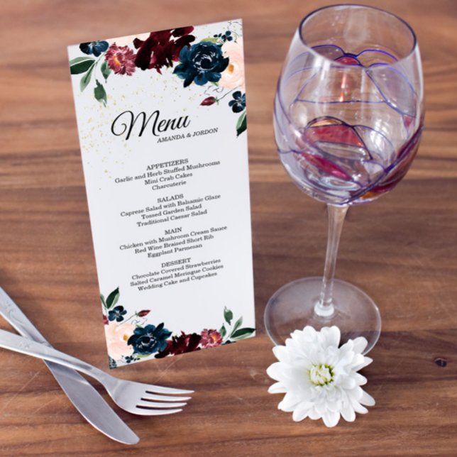 Menu Casamento de Celebração de Verão (Criador carregado)