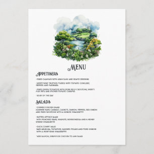 Menu Casamento de Destino da Irlanda