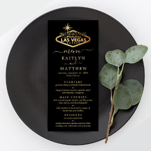 Menu Casamento de Destino de Las Vegas