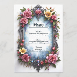 Menu Casamento de Elfo Steampunk Caprichoso