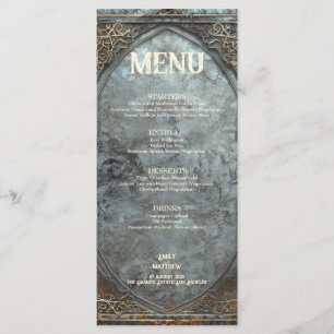 Menu Casamento de Fantasia de Splendor Anão