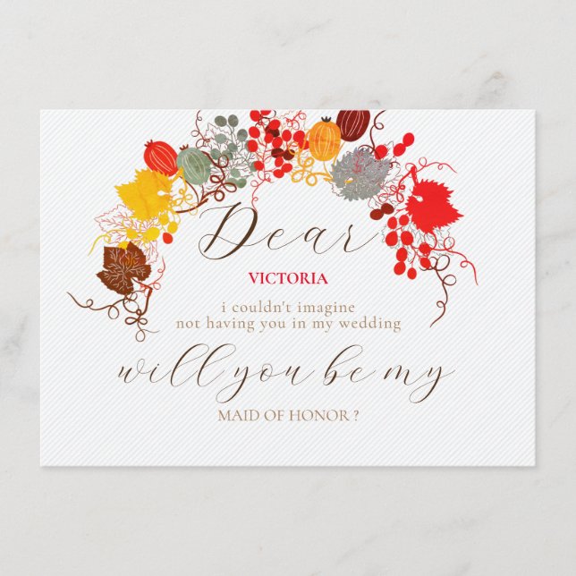 Menu Casamento de Flores de Uvas de Berry Doce e Beijo (Frente)