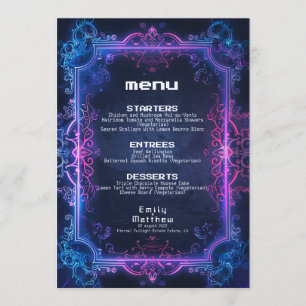 Menu Casamento de Fusão Cyber-Medieval