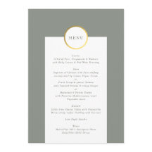 Casamento de Monograma do Círculo de Folha Verde e