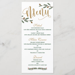 Menu Casamento de Natal Festivo Foliday
