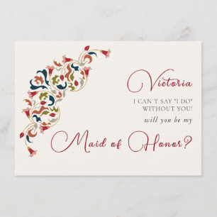 Menu Casamento De Paisley De Paisley Artístico De Luxo