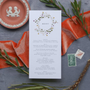 Menu Casamento De Pampas De Flores Selvagens Secas De A