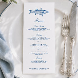 Menu Casamento de Pesca de Robalo Listrado