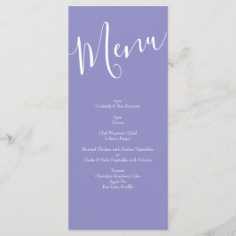 Menu Casamento de Rosa Amarelo e Pergueiro Púrpura