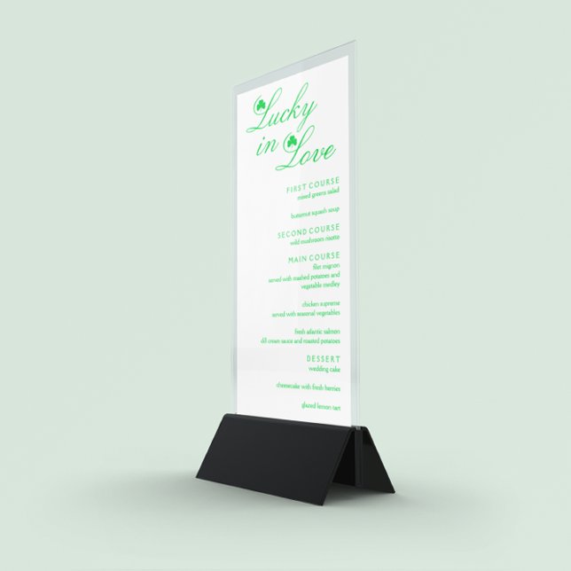 Menu Casamento De Sorte No Amor (Criador carregado)