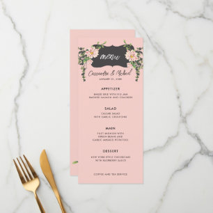 Menu Casamento Desert Desert Bloom, 4 Curso