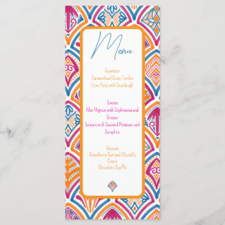 Menu Casamento do Ventilador Decorativo Amarelo-Cor-de-