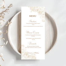 Casamento Dourado Floral Elegante Minimalista