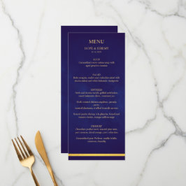 Menu Casamento Dourado Roxo-Velho-Vinho-Leite