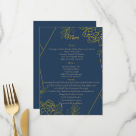 Menu Casamento Elegância Dourada