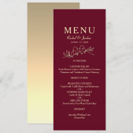 Menu Casamento em Borgonha