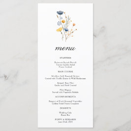 Menu Casamento Flor Silvestre Delicada