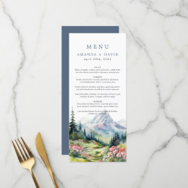 Menu Casamento Floral das Montanhas primavera