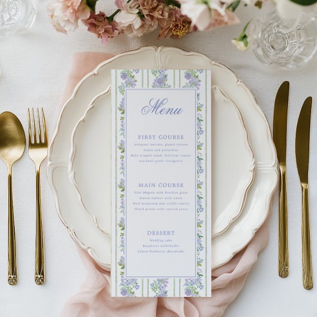 Menu Casamento Floral em Listras em Casa de Campo (Criador carregado)