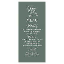 Casamento Floral Mínimo Verde Florestal