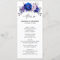 Casamento Floral Real Azul Lilac Roxo