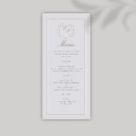 Menu Casamento Formal De Marfim Por Ancoragem Náutica F
