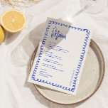 Menu Casamento Francês Azul Escrito Manuscrito Minimali<br><div class="desc">Cartões de Mesa de Casamento Francês Manuscritos Menus Planos Caligrafia Elegante Comer e Beber Menus de Casamento | Caligrafia Simples Menus De Casamento Russo,  Menus De Casamento Russo,  Menu De Casamento Floral,  Menu De Mesa De Casamento</div>