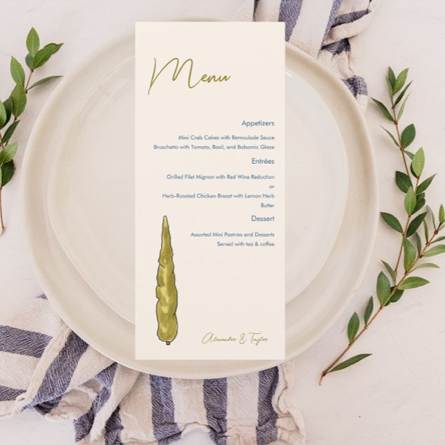 Menu Casamento Italiano (Criador carregado)