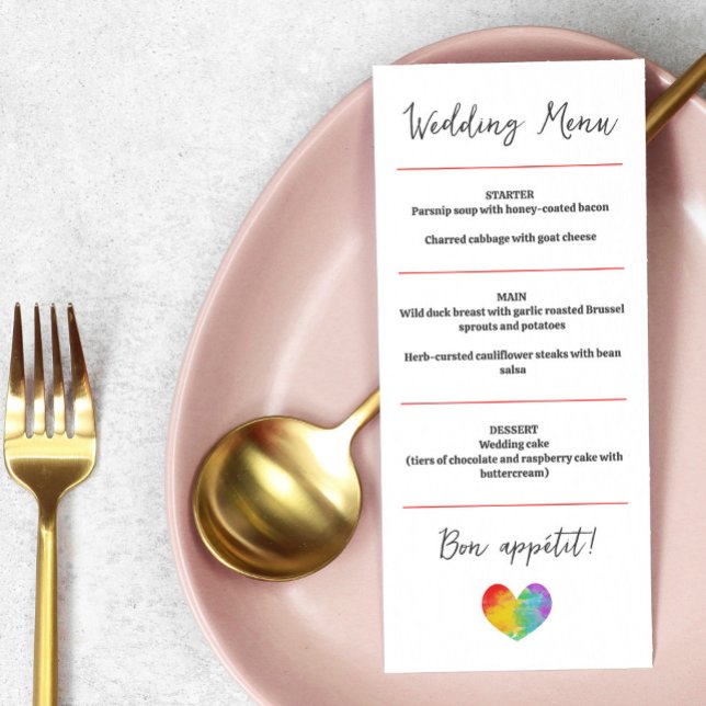 Menu Casamento Lésbico Gay do Oração do Oração de  (Criador carregado)
