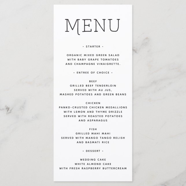 Menu Casamento - Menu Chá de panela - Nouveau (Frente)