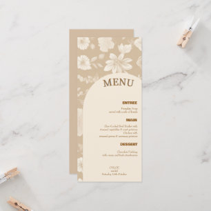 Menu Casamento Minimalista