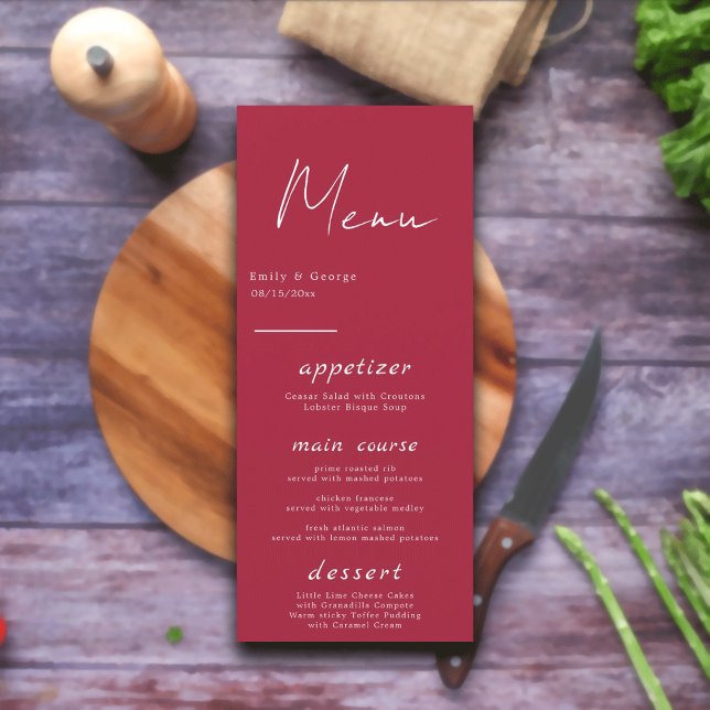 Menu Casamento Mínimo do Script Simples Moderno Viva Ma (Criador carregado)