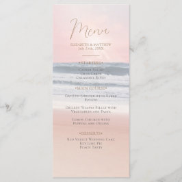 Menu Casamento na Praia do Pôr do Sol | Casamento à Bei