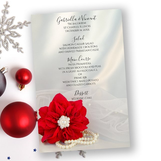 Menu Casamento no inverno de Pérolas Brancas de Po (Criador carregado)