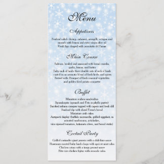 Menu casamento no inverno, Menu Casamento com Floc