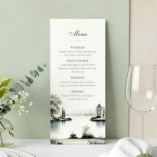 Menu Casamento no Jardim Secreto do Château Francês
