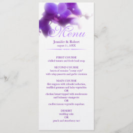 Menu Casamento Orquídeo Roxo