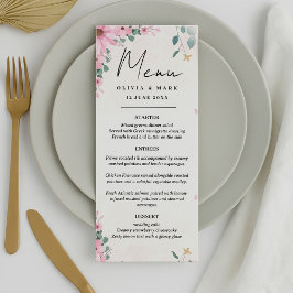 Menu Casamento Personalizado - Arranque, Entrées &